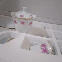 سرویس زیبا صورتی چایخوری ۲۳۵۰۰۰۰|ظروف سرو و پذیرایی|رباطکریم, رباطکریم|دیوار