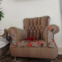 مبل ۷نفره کاملا ابر و روکش نو بدون تو رفتگی