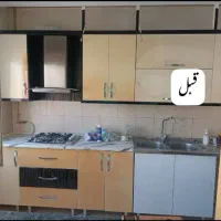 نصب انواع برچسب کابینت،ماربل شیت،اجرای تی وی روم|خدمات پیشه و مهارت|پردیس, فاز ۱|دیوار