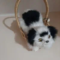 عروسک سگ باپوست طبیعی