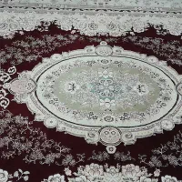 فرش ماشینی گل قرمز|فرش|رباطکریم, رباطکریم|دیوار