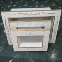 سه عددباکس ام دی اف سالم وسنگین|کتابخانه، شلف، قفسه‌های دیواری|کرمانشاه, |دیوار