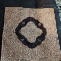 فوری،رومیزی مخمل سرمه دوزی شده پرکار سه تیکه