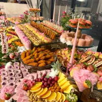 فینگرفود،دسر ،چیدمان مزه