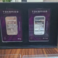 شمش نقره پک ۱ اونسی و ۲۰ گرمی توکنیکو