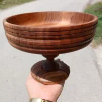 ظرف میوه چوبی
