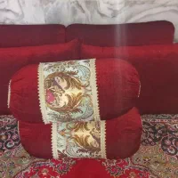 ۴ پشتی و ۴ بالشت لری دست دوز و سنگین