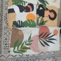 کاور کوسن مخمل با زیپ مخفی