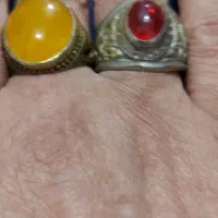 دوعدد انگشتر جنس برنج دست ساز فروشی