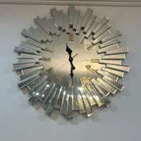 ساعت دیواری آینه