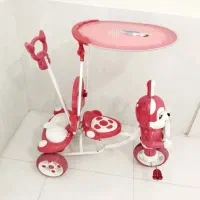 دوچرخه (سه چرخه عروسکی) مناسب سن ۲ تا ۵ سال|دوچرخه، اسکیت، اسکوتر|بروجن, |دیوار