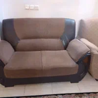 مبلمان ۷ نفره با روکش و میزجلومبلی و چهار عدد عسلی|مبلمان خانگی و میز عسلی|اصفهان, کوی میلاد|دیوار