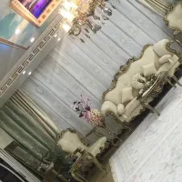 مبل ۹ نفره استیل و میزناهار خوری ۶ نفره|مبلمان خانگی و میز عسلی|باغستان, |دیوار