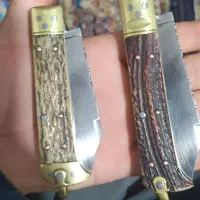 دوتا چاقوی استاد کریم کرند قیمت هردو هفت ونیم|کلکسیون اشیاء عتیقه|جوانرود, |دیوار