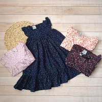 لباس دخترانه و‌پسرانه پیراهن دورس شلوارلیدامن