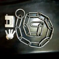 زنجیر موتور ۱ متری + قفل + ۴ کلید