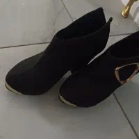 دو جفت نیم بوت نونواصلا پوشیده نشدن مشکی ها|کیف، کفش، کمربند|کرمانشاه, |دیوار