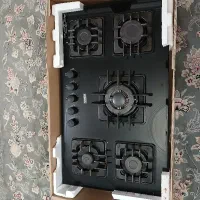 اجاق گازشیشه ای پنج شعله سیبن سالم