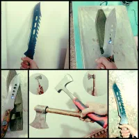 چاقو شکارکوهنوردی بامبوزن وتبر