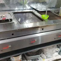 فر ساندویچ و میز استیل