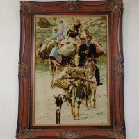 تابلو فرش ابریشمی|تابلو فرش|خرم‌آباد, |دیوار