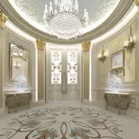 نقاشی ساختمان بدون جمع کردن لوازم منزل و اتاق