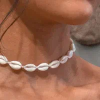 گردنبند صدف ماهی ترند اکسسوری اف ویژه