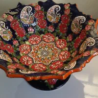 ظروف و دیوارکوب  مینا کاری