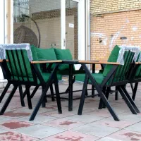 صندلی باغی رستوران روستیک چوبی / آتشدان دورچوب|میز و صندلی غذاخوری|تهران, چیتگر جنوبی|دیوار