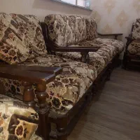 مبل ۷ نفره سالم و تمیز زیر زیر قیمت|مبلمان خانگی و میز عسلی|اهواز, یوسفی|دیوار