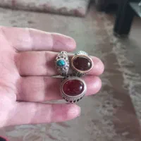 انگشتر نقره و عقیق