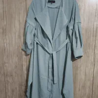 مانتو حریر جلو باز