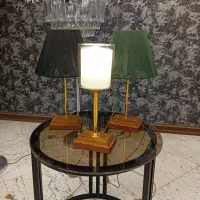 آباژور رومیزی مکرومه