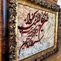 تابلو فرش برجسته دست بافت ابریشم|تابلو فرش|آمل, |دیوار