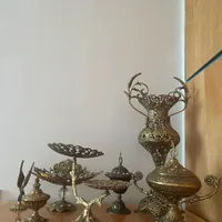 ظروف برنزی|صنایع دستی و سایر لوازم تزئینی|محلات, |دیوار