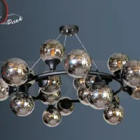 لوستر مولکولی مشکی طوسی