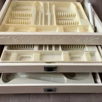 کنسول قاشق چنگال سرویس ۲۴نفره پایه دار