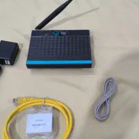 مودم وای‌فای ADSL2 Plus سالم و تمیز با تمام وسایل|مودم و تجهیزات شبکه|قم, زنبیل آباد|دیوار