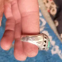انگشتر فیروزه نقره۹۰قدیمی دست ساز نگین اصلی|جواهرات|کبودرآهنگ, |دیوار