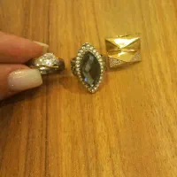 بدلیجات رنگ ثابت انگشتر ونیم ست|بدلیجات|اردبیل, |دیوار