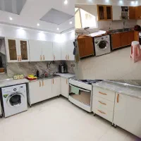 برچسب کابینت روکش پی وی سی شیشه مات کن|خدمات پیشه و مهارت|شیراز, آبیاری|دیوار