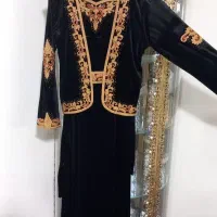 ماکسی مخمل جلیغه دار