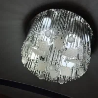لوستر سقفی کریستالی مدرن کنترلی