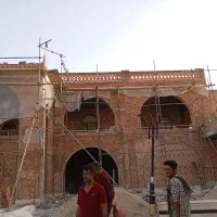 اجرای نما ی اجر نما سنگ سرامیک|خدمات پیشه و مهارت|سامان, |دیوار