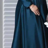 لباس مجلسی ساتن آمریکایی اصل رنگ سبز کله غازی