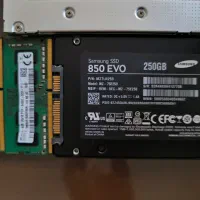 مجموعه SSD samsung evo 850 و دو رم 4 گیگ و کدی|قطعات و لوازم جانبی رایانه|تهران, چیذر|دیوار