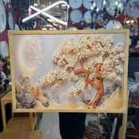 قاب تابلو نقاشی برجسته کادویی هدیه روز مادر زن