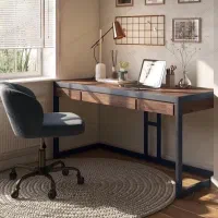 میز تحریر مدرن پایه فلزی