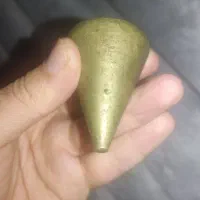 شاقول برنجی خوراک خور قدیمی آنتیک عتیقه کلکسیونی|کلکسیون اشیاء عتیقه|اصفهان, شفق|دیوار