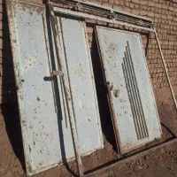 درب آهنی ورودی حیاط|مصالح و تجهیزات ساختمان|اسفرورین, |دیوار